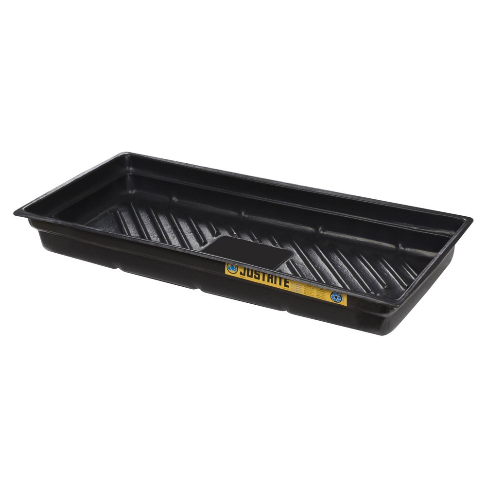 Immagine del prodotto n. 1: Justrite® mini vasca di raccolta in PE, fondo antiscivolo a coste, dimensioni interne 96 x 66 cm, capacità 75 l