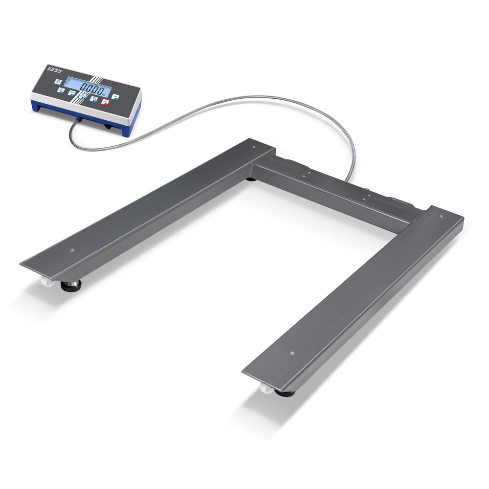 Immagine del prodotto: KERN Bilancia per pallet con display, calibrabile, intervallo di pesatura max. 3.000 kg, intervalli numerici 500 | 1.000 g