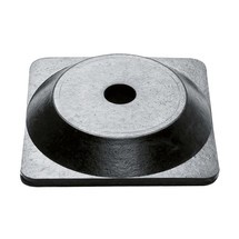 Supporto a catena, base in gomma dura (quadrata)