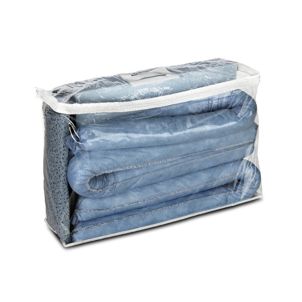 Immagine del prodotto: Kit di emergenza per oli, capacità di assorbimento 50 litri, borsa in PVC