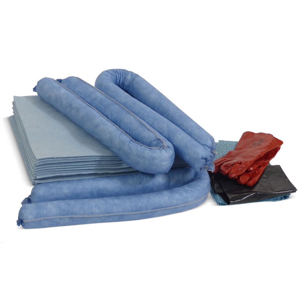 Immagine del prodotto n. 2: Kit di emergenza universale, capacità di assorbimento 50 litri, borsa in PVC