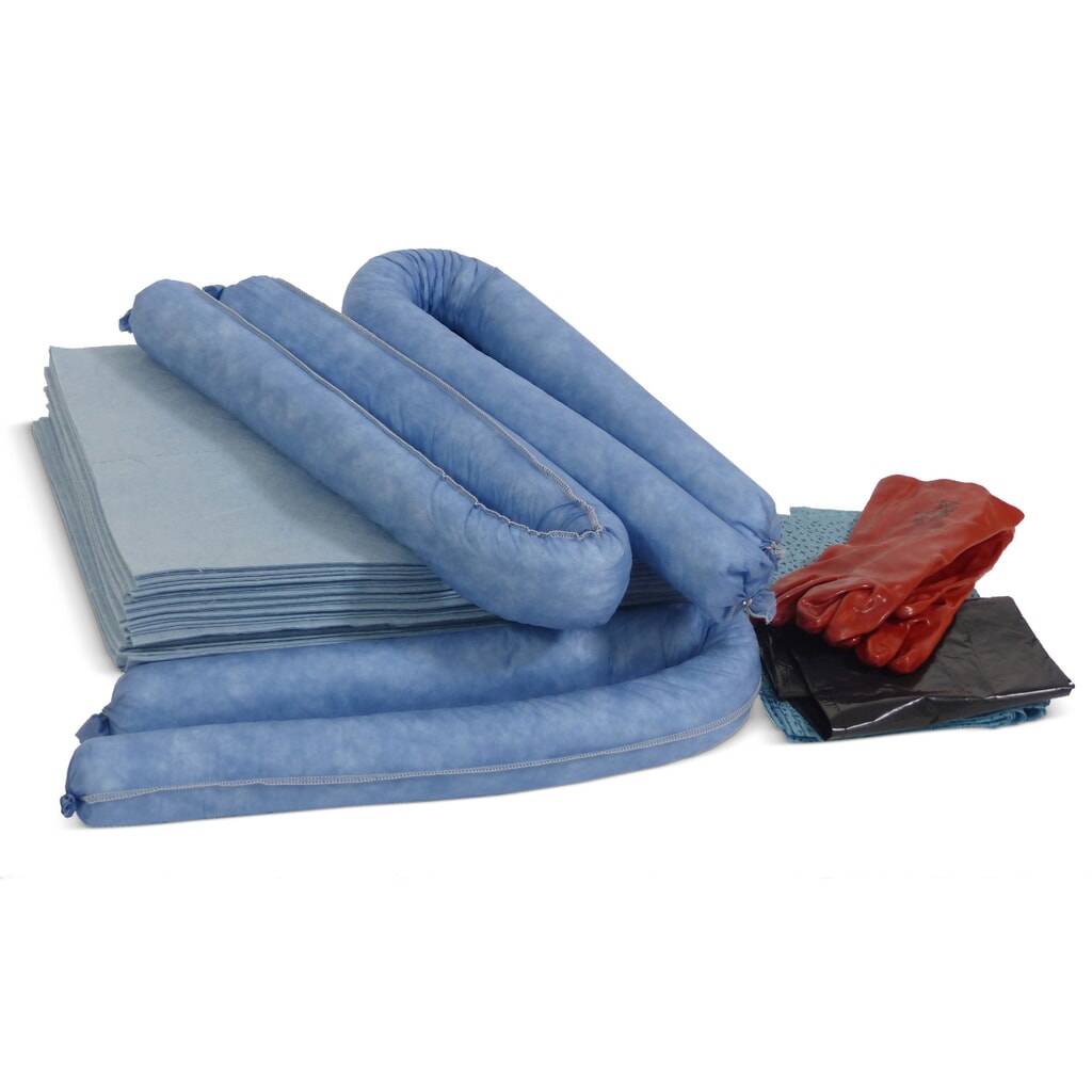 Immagine del prodotto n. 2: Kit di emergenza universale, capacità di assorbimento 50 litri, borsa in PVC