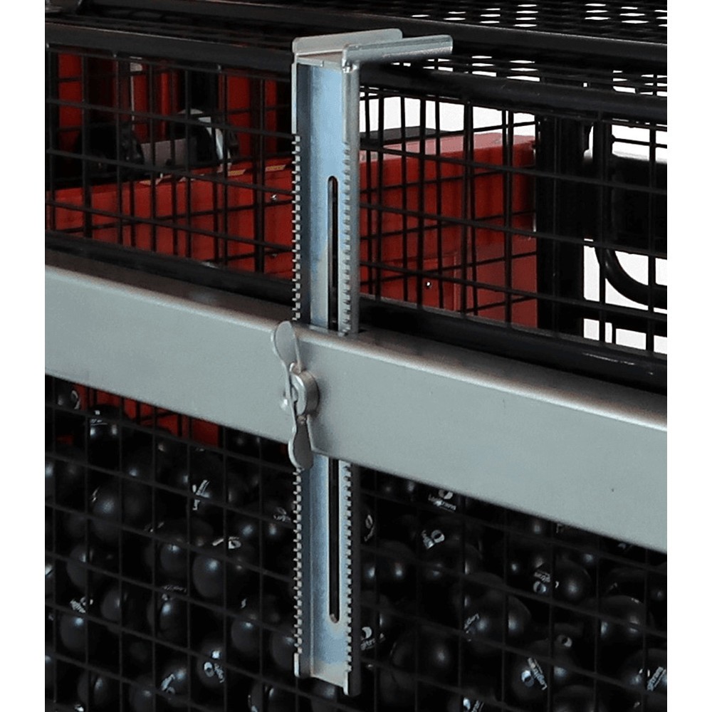 Immagine del prodotto: Dispositivo a pinza per carrello elevatore elettrico, orientabile, supporto contenitore regolabile