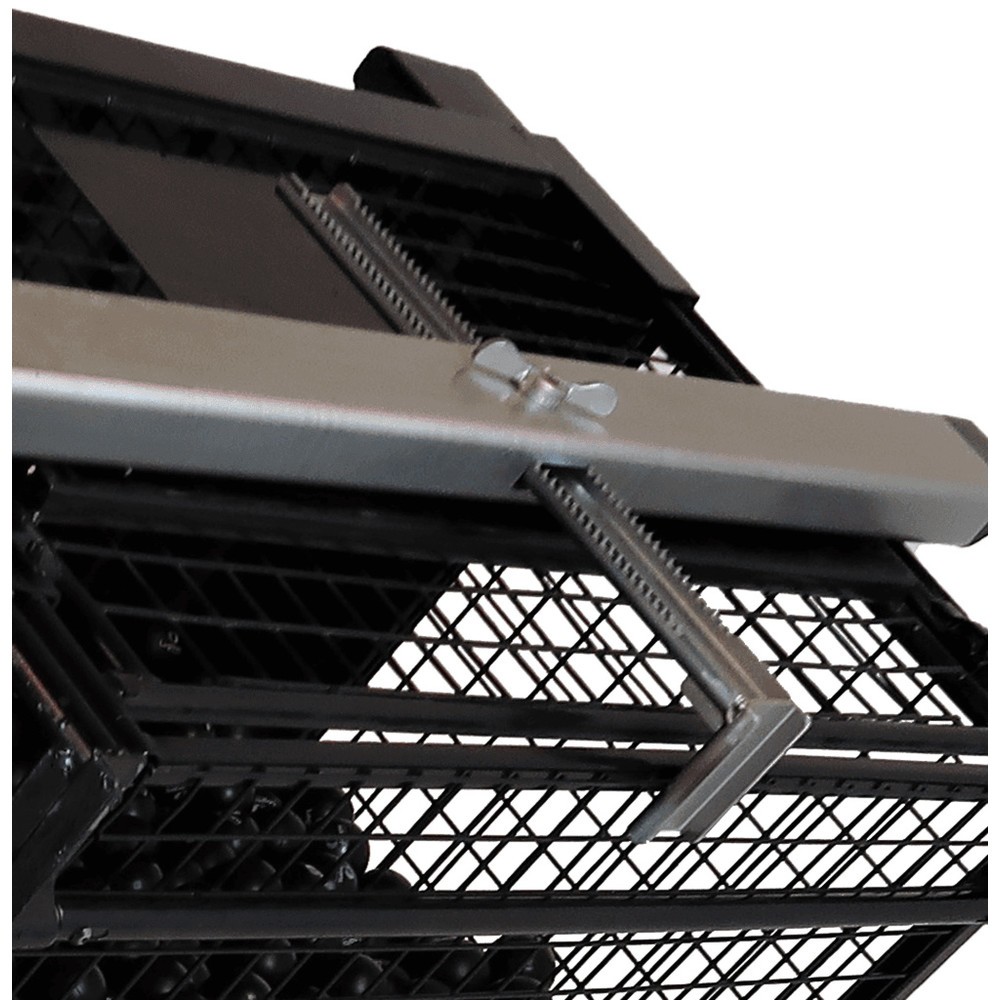 Immagine del prodotto n. 2: Dispositivo a pinza per carrello elevatore elettrico, orientabile, supporto contenitore regolabile