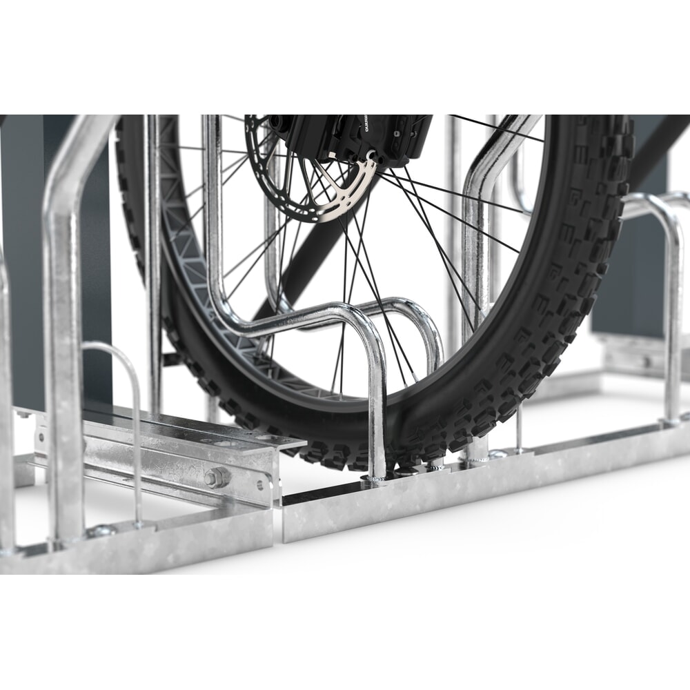 Immagine del prodotto n. 2: Modulo di carica per rastrelliera per biciclette wsm®, caricamento da un lato, larghezza 1.100 mm, 2 posti