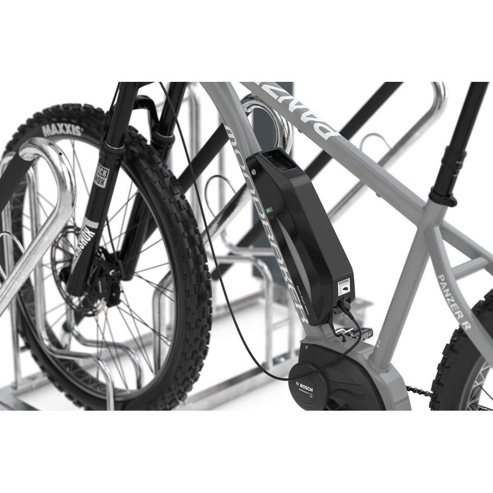 Immagine del prodotto n. 4: Modulo di carica per rastrelliera per biciclette wsm®, caricamento da un lato, larghezza 1.100 mm, 2 posti