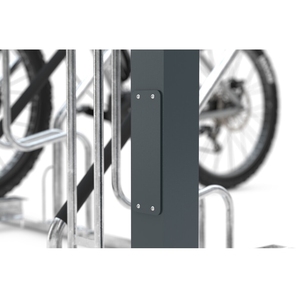 Immagine del prodotto n. 5: Modulo di carica per rastrelliera per biciclette wsm®, caricamento da un lato, larghezza 1.100 mm, 2 posti