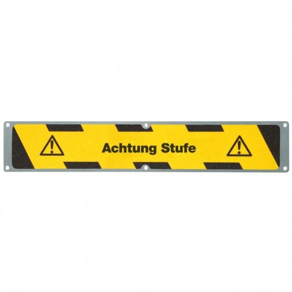 Immagine del prodotto: Lastra antiscivolo "Attenzione gradino", LxL 635 x 114 mm