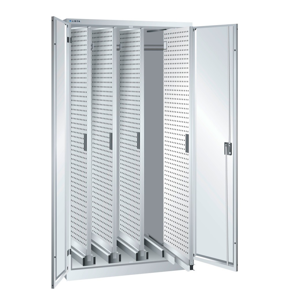 Immagine del prodotto: LISTA Armadio a estrazione verticale, (LxPxH) 1000x600x1950mm, con ante basculanti, 4 cassetti, CODE Lock