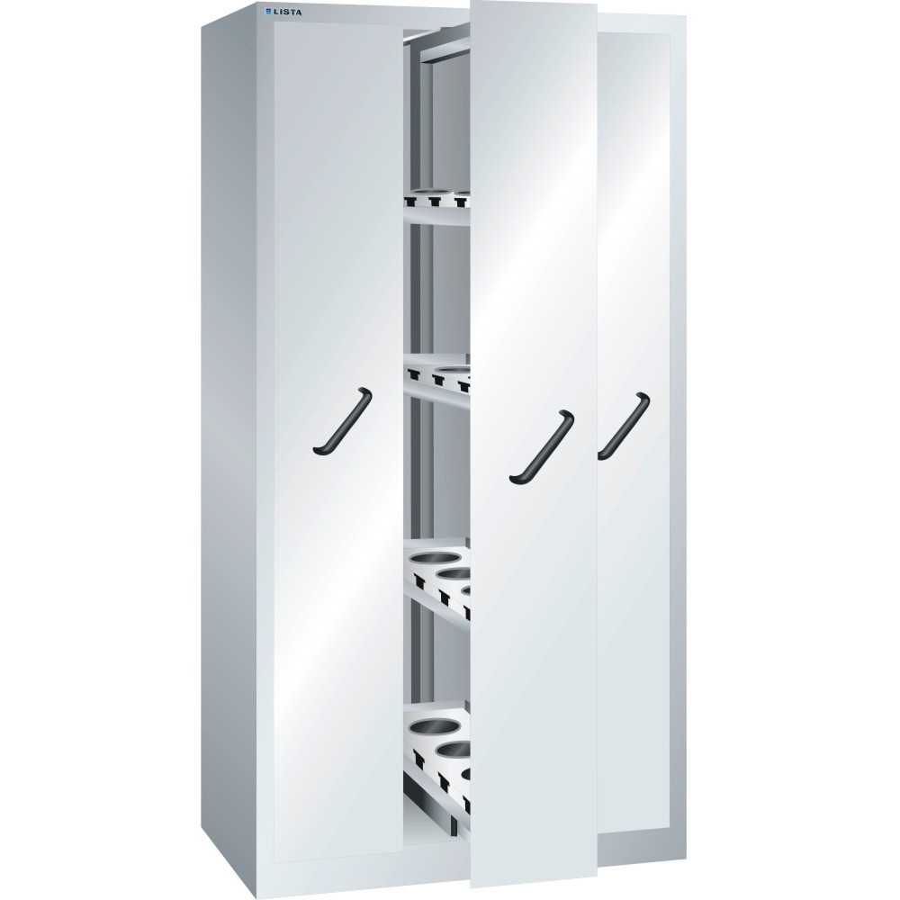 Immagine del prodotto: LISTA Armadio a estrazione verticale, (LxPxH) 1000x695x1950mm, con pannelli frontali, 3 vani estraibili, KEY Lock