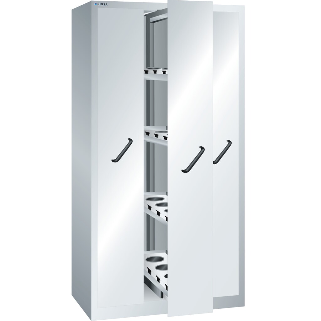 Immagine del prodotto: LISTA Armadio a estrazione verticale, (LxPxH) 1000x695x1950mm, con pannelli frontali, 3 vani estraibili, KEY Lock