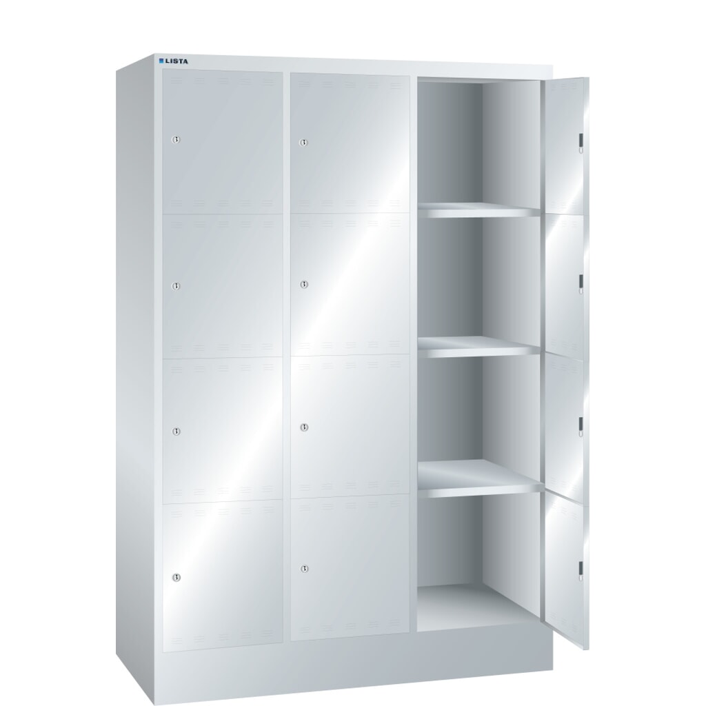 LISTA Armadio a scomparti, (LxPxH) 1205x500x1795mm, 3x4 scomparti, dispositivo di chiusura Immagine del prodotto: LISTA Armadio a scomparti, (LxPxH) 1205x500x1795mm, 3x4 scomparti, dispositivo di chiusura