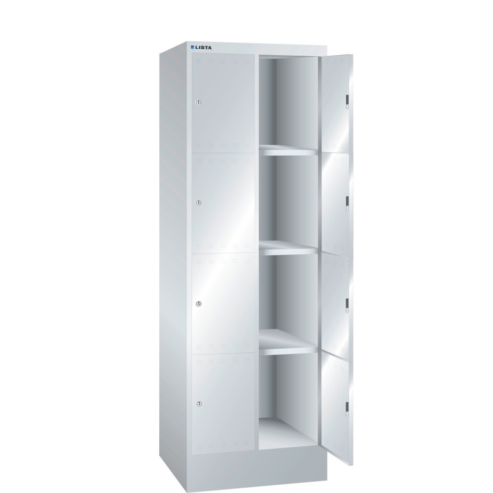 Immagine del prodotto: LISTA Armadio a scomparti, (LxPxH) 610x500x1795mm, 2x4 scomparti, serratura a cilindro