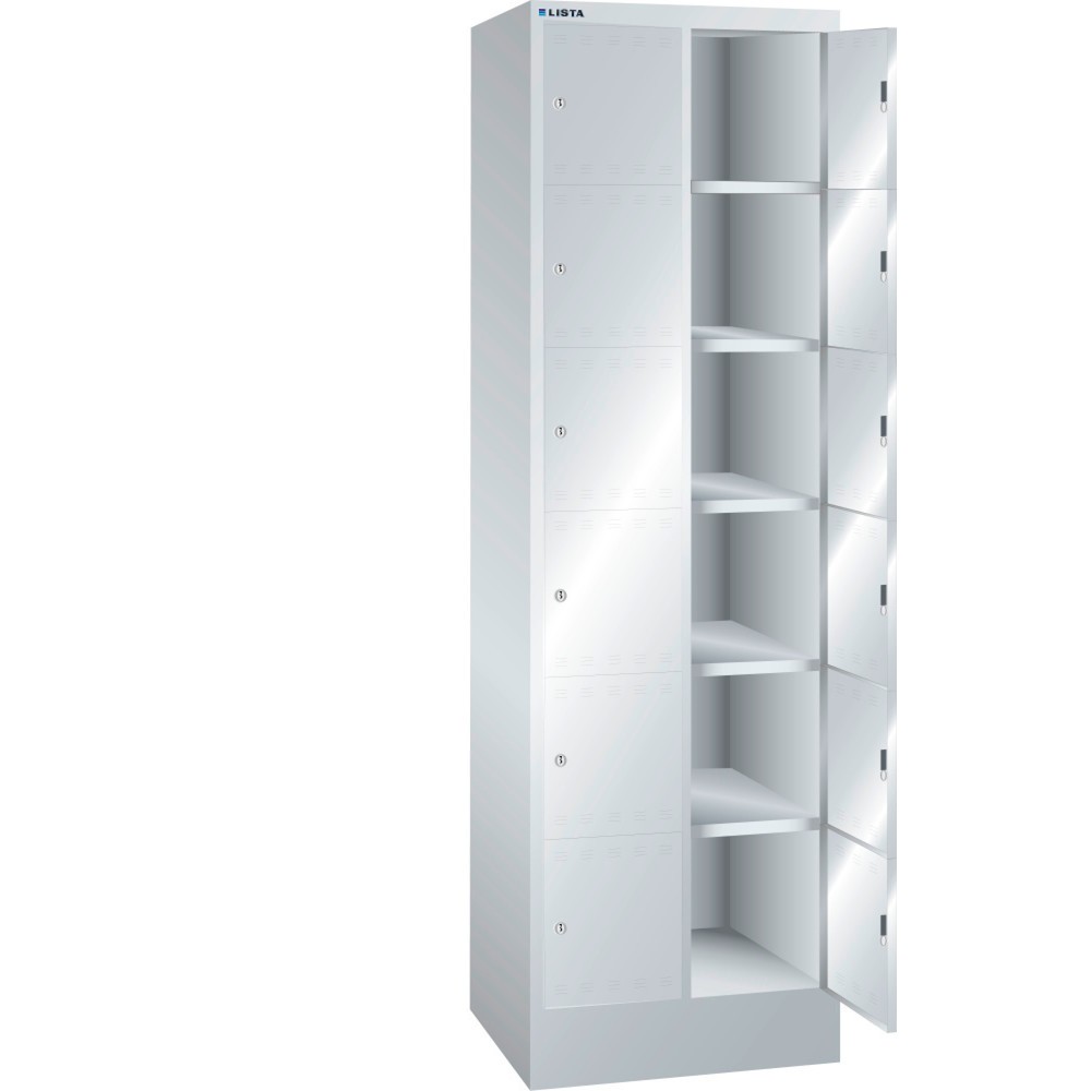 Immagine del prodotto: LISTA Armadio a scomparti, (LxPxH) 610x500x1995mm, 2x6 scomparti, dispositivo di chiusura