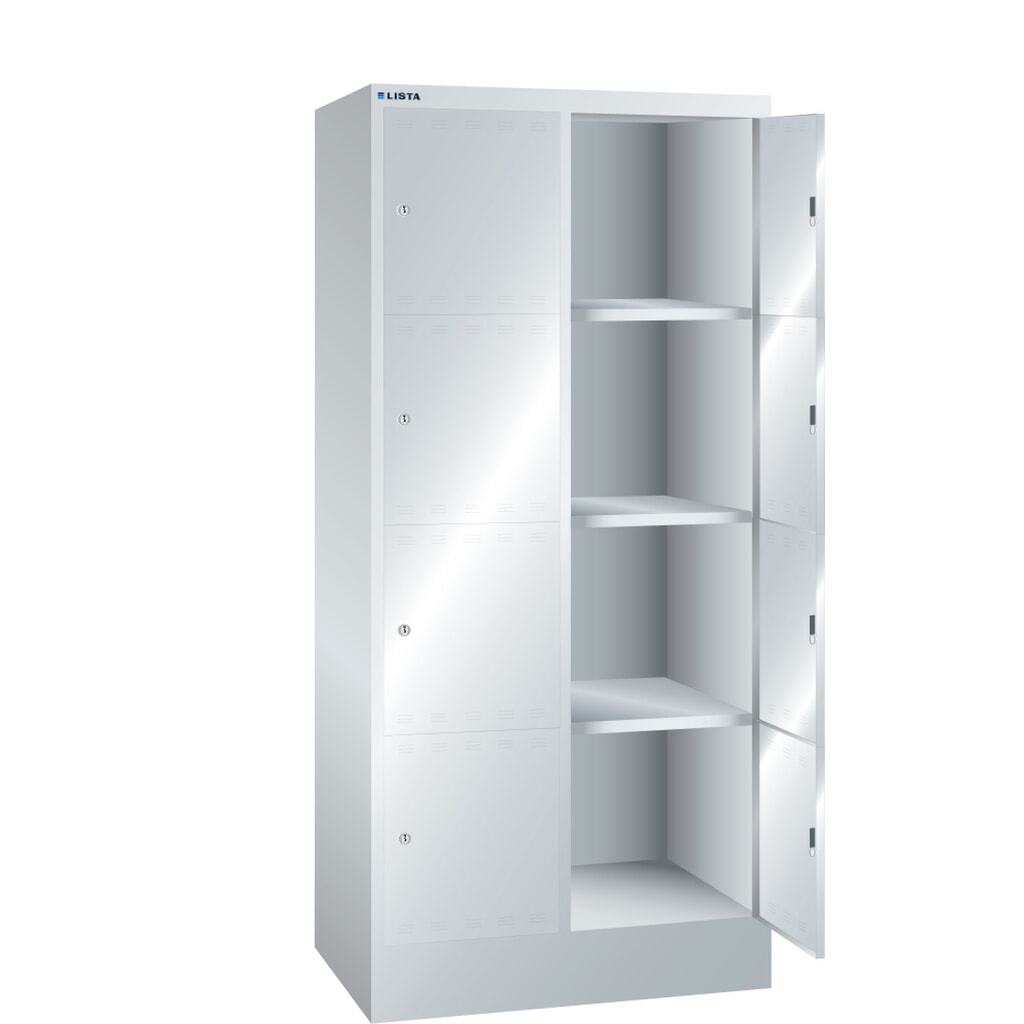 Immagine del prodotto: LISTA Armadio a scomparti, (LxPxH) 810x500x1795mm, 2x4 scomparti, dispositivo di chiusura