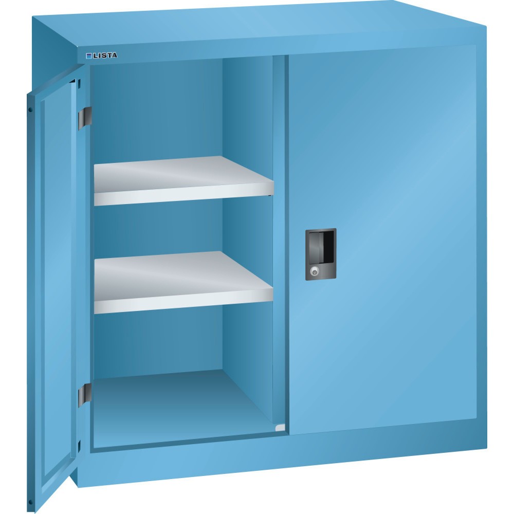 Immagine del prodotto: LISTA Armadio complementare, (LxPxH) 1000x580x1000mm, 2 ripiani regolabili, celeste, KEY Lock