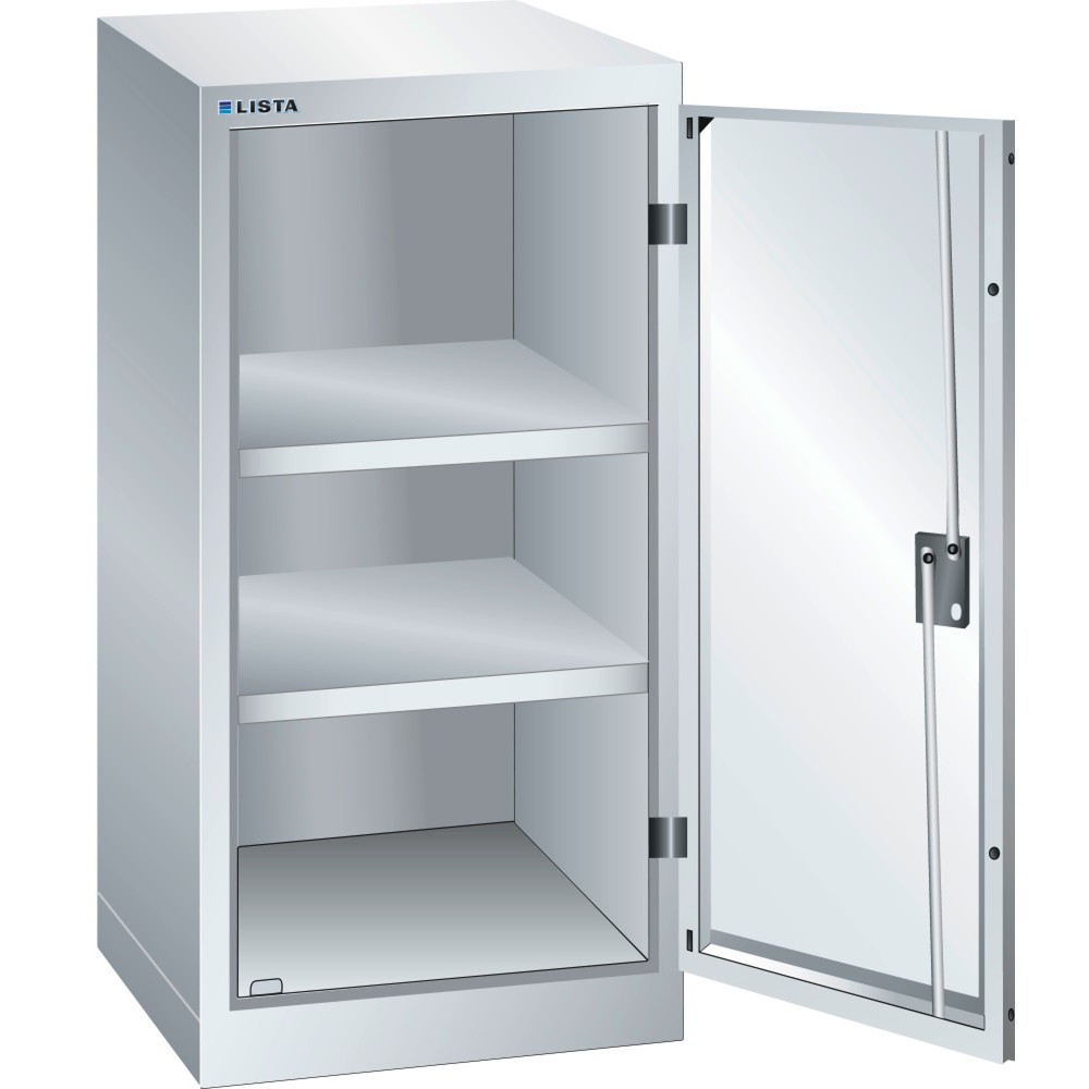 Immagine del prodotto: LISTA Armadio complementare, (LxPxH) 500x400x1000mm, 2 ripiani regolabili, grigio chiaro, KEY Lock