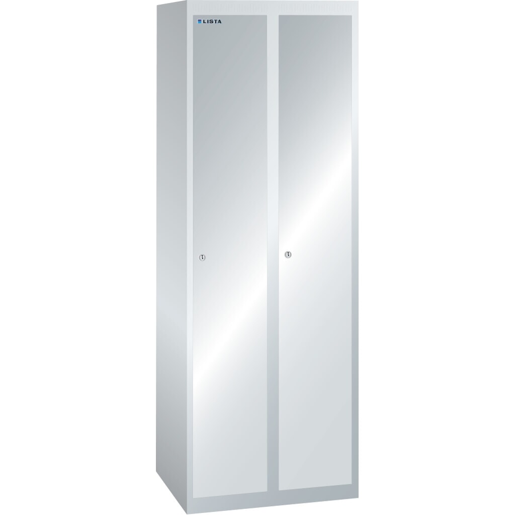 Immagine del prodotto: LISTA Armadio guardaroba, (PxH) 500x1700mm, senza base, 2 scomparti, dispositivo di chiusura
