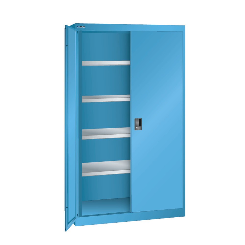 Immagine del prodotto: LISTA Armadio per carichi pesanti, 4 ripiani, HxLxP 1.950 x 1.100 x 641 mm, Blu luce