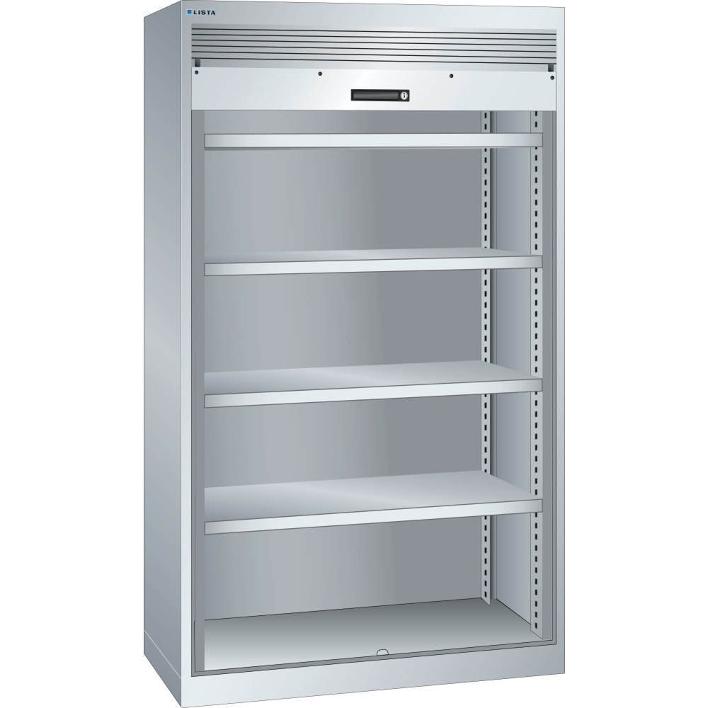 Immagine del prodotto: LISTA Armadio per carichi pesanti 54x27E, (LxPxH) 1100x641x1950mm, serranda, grigio chiaro