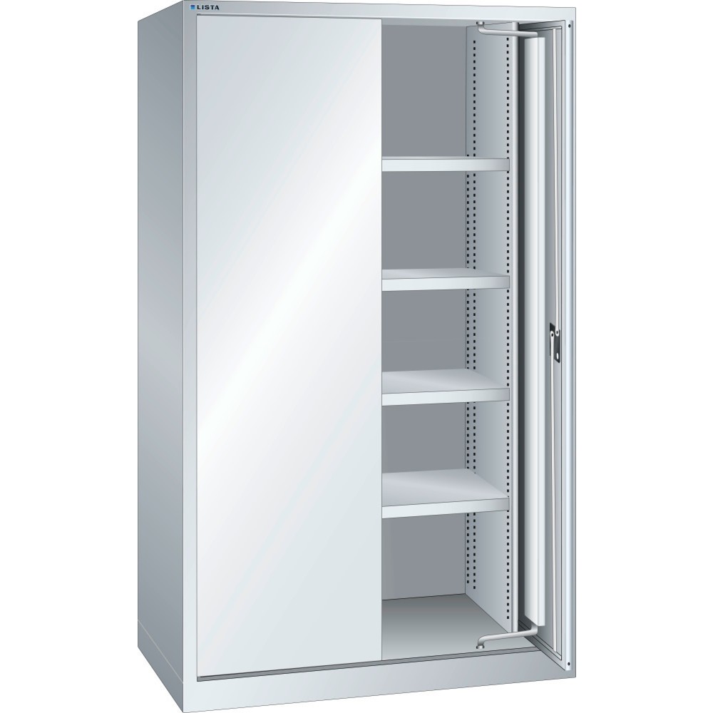 Immagine del prodotto: LISTA Armadio per carichi pesanti 54x27E, (LxPxH) 1146x690x1950mm, ante scorrevoli, grigio chiaro, CODE Lock