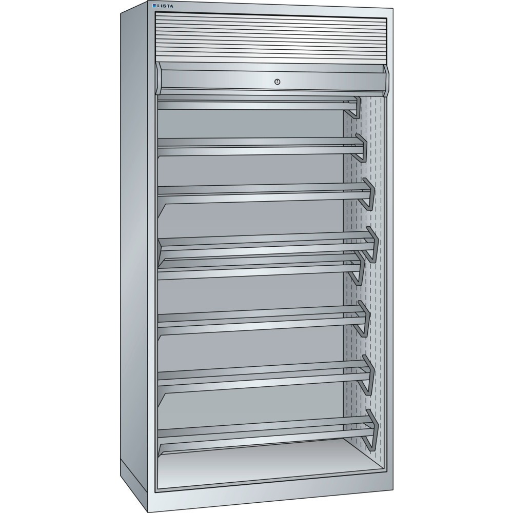 Immagine del prodotto: LISTA Armadio per utensili di precisione 54x27E, (LxPxH) 1038x691x1950mm, senza portautensili, grigio chiaro