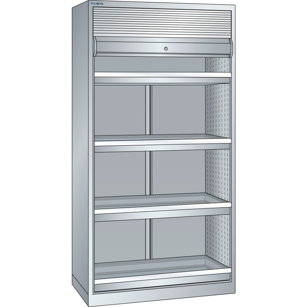 Immagine del prodotto: LISTA Armadio per utensili di precisione 54x27E, (LxPxH) 1038x691x1950mm, senza portautensili, grigio chiaro