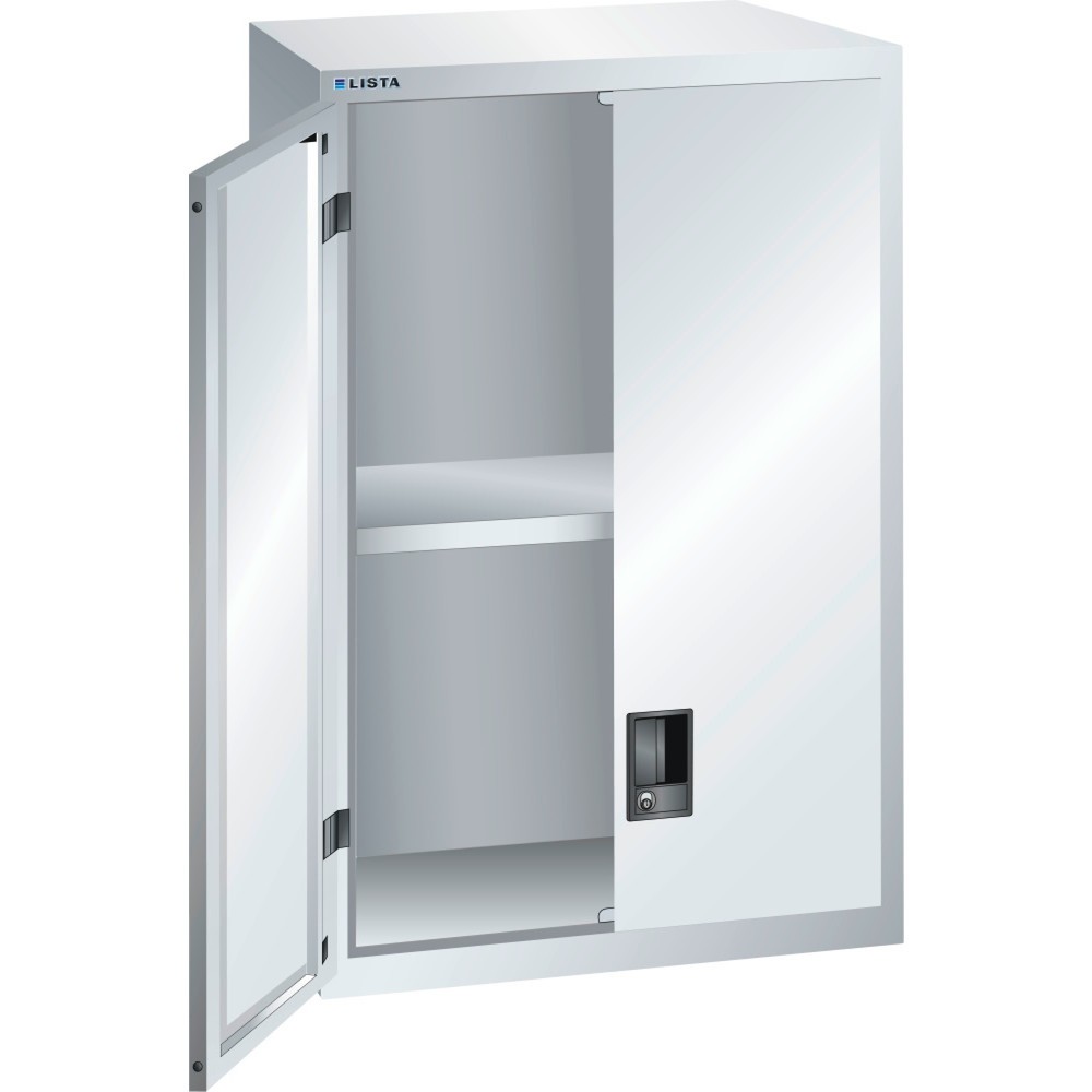 Immagine del prodotto: Armadio da ufficio LISTA 36x27E, (LxPxA) 717x572x1000mm, ante battenti, grigio chiaro