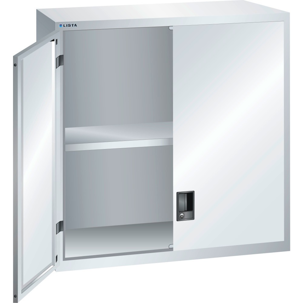 Immagine del prodotto: Armadio da ufficio LISTA 54x27E, (LxPxA) 1023x572x1000mm, ante battenti, grigio chiaro