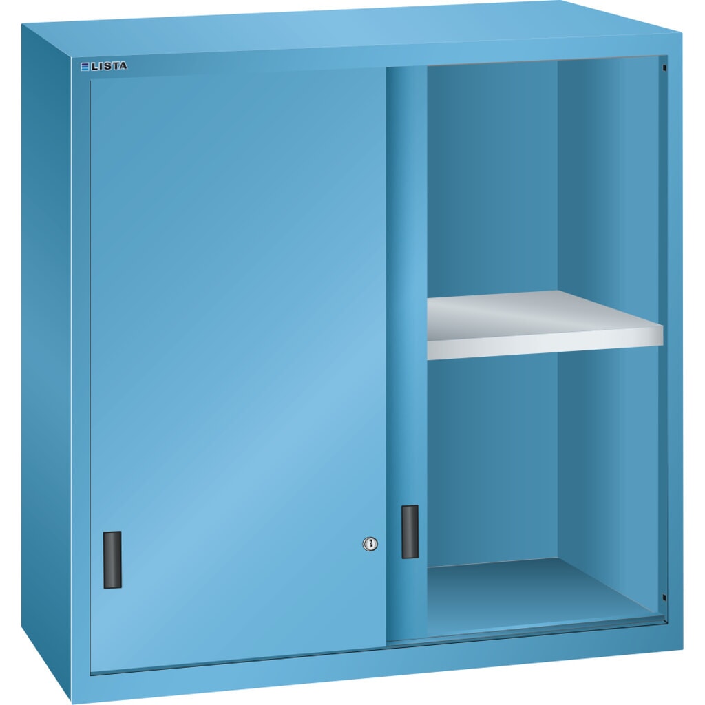 Immagine del prodotto: LISTA Armadio rialzato con porte scorrevoli 54x27E, (LxPxH) 1023x572x1000mm, celeste