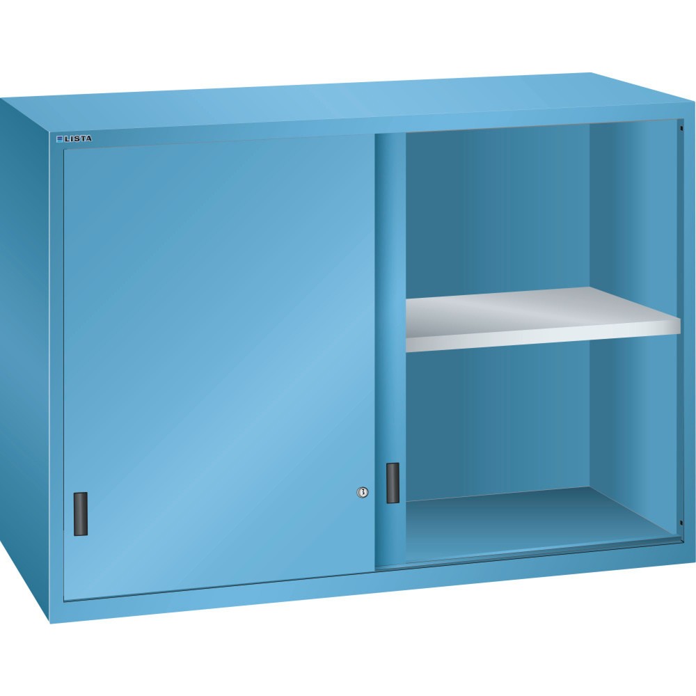 Immagine del prodotto: LISTA Armadio rialzato con porte scorrevoli 78x36E, (LxPxH) 1431x725x1000mm, celeste
