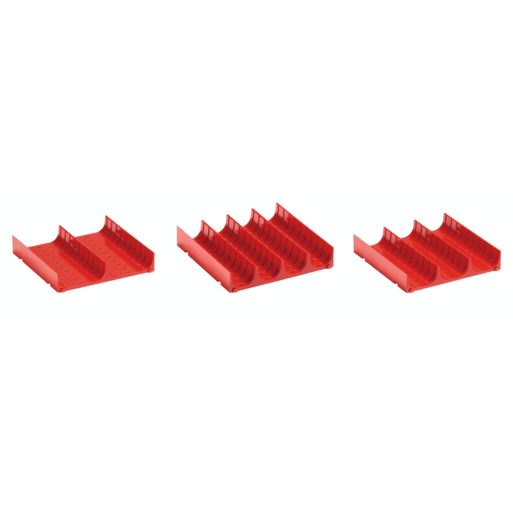 LISTA Componenti a vaschetta 9x9E, (LxPxH) 150x150x26mm, 6 pezzi, 2 vaschette Immagine del prodotto: LISTA Componenti a vaschetta 9x9E, (LxPxH) 150x150x26mm, 6 pezzi, 2 vaschette
