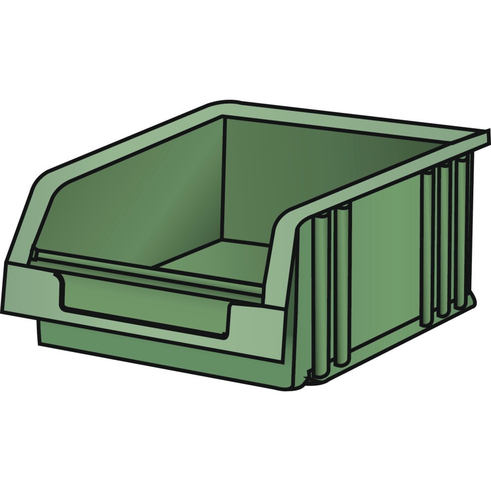 Immagine del prodotto: LISTA Contenitore a vista, (LxPxH) 101x90x50 mm, misura 2, verde