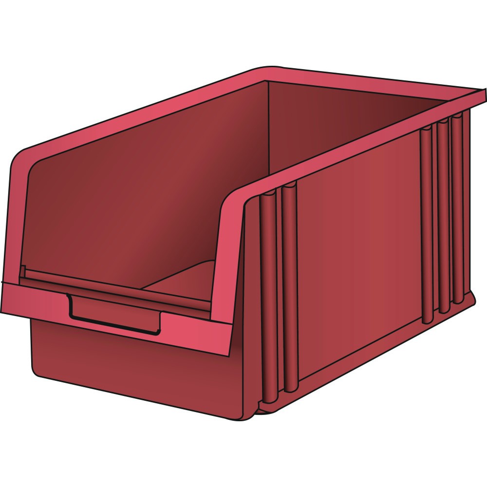 Immagine del prodotto: LISTA Contenitore a vista, (LxPxH) 210x343x198mm, misura 5, rosso
