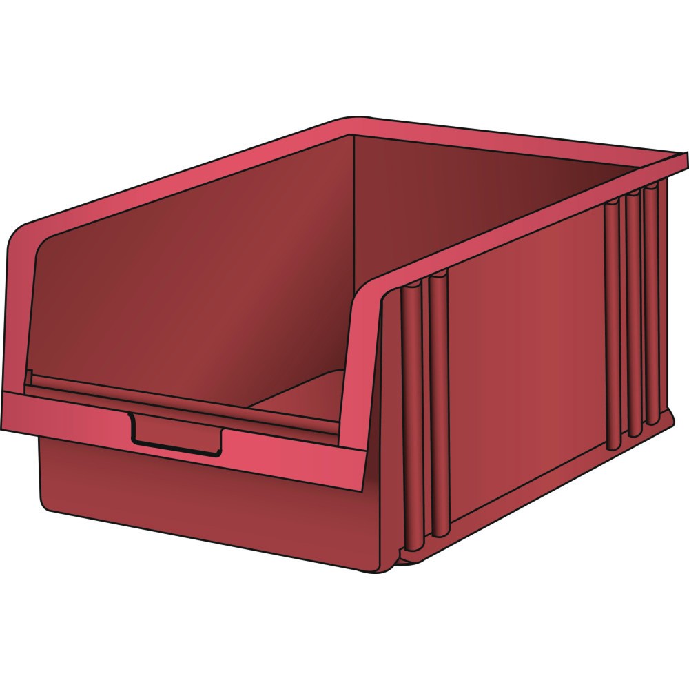Immagine del prodotto: LISTA Contenitore a vista, (LxPxH) 311x492x199mm, misura 6, rosso
