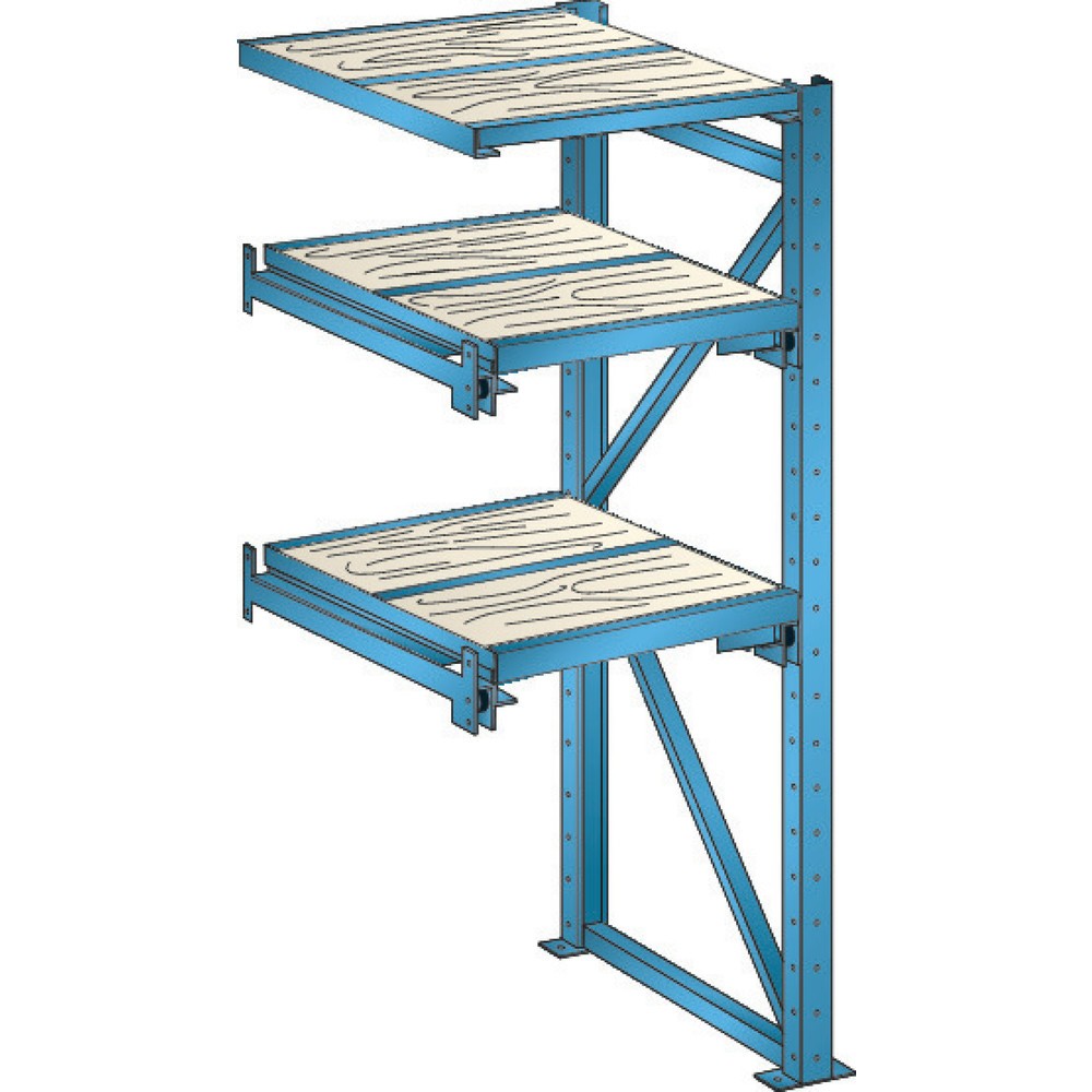 Immagine del prodotto: LISTA Scaffalatura con ripiani estraibili per carichi pesanti, campata aggiuntiva, larghezza di inserimento 890 mm, profondità 860 mm