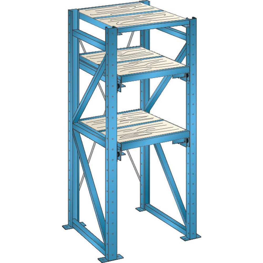 Immagine del prodotto: LISTA Scaffalatura con ripiani estraibili, campata base, larghezza di inserimento 890 mm, profondità 860 mm