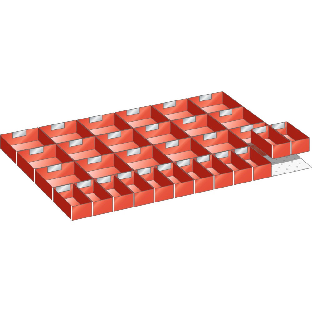 Immagine del prodotto: LISTA Set di cassette 54x36E, (LxPxH front.) 918x612x75mm, 30 pezzi