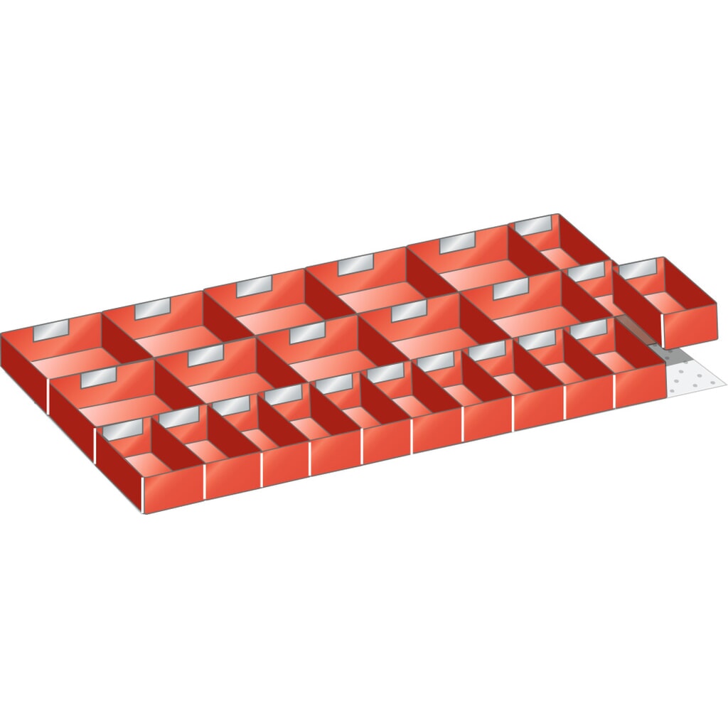 LISTA Set di cassette, (LxPxH front.) 867x459x95mm, 24 pezzi Immagine del prodotto: LISTA Set di cassette, (LxPxH front.) 867x459x95mm, 24 pezzi