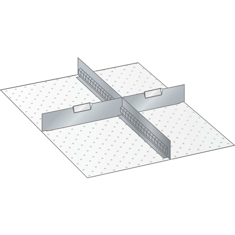 Immagine del prodotto: LISTA set di diaframmi e divisori 27x36E, (LxPxH front.) 459x612x250mm, 1 diaframma, 2 divisori