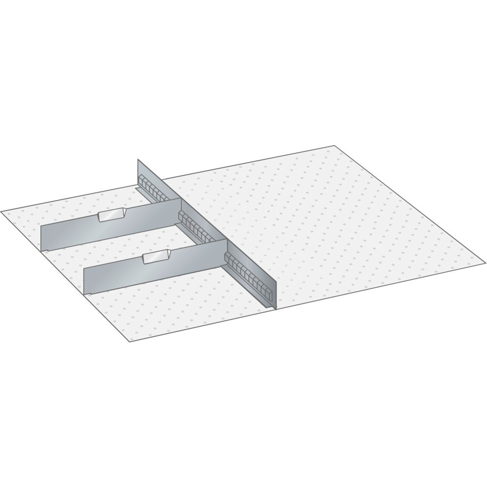 Immagine del prodotto: LISTA set di diaframmi e divisori 36x36E, (LxP) 612x612mm, 1 diaframma, 2 divisori, per altezza frontale 150mm