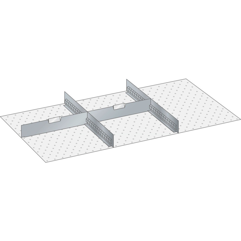 Immagine del prodotto: LISTA set di diaframmi e divisori 54x27E, (LxP) 918x459mm, 2 diaframmi, 2 divisori, per altezza frontale 50mm