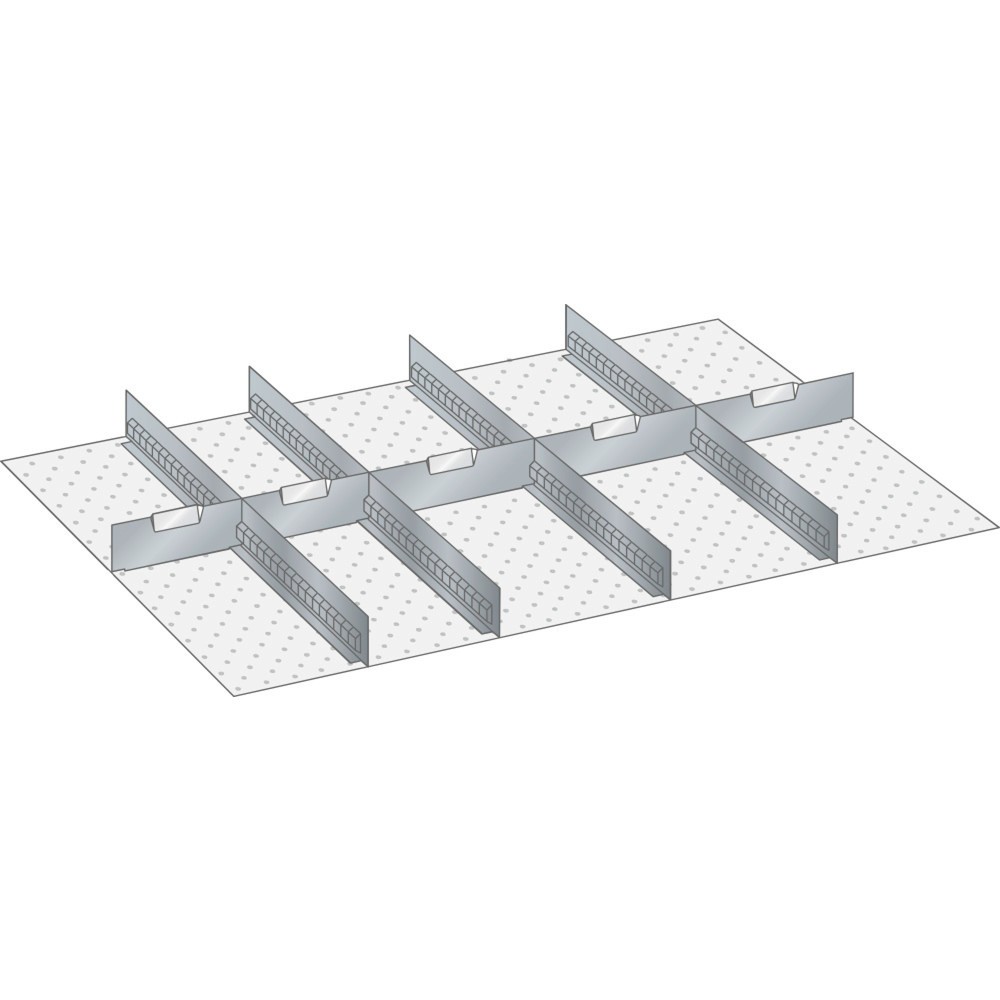 Immagine del prodotto: LISTA set di diaframmi e divisori 54x36E, (LxPxH front.) 918x612x32mm, 4 diaframmi, 5 divisori