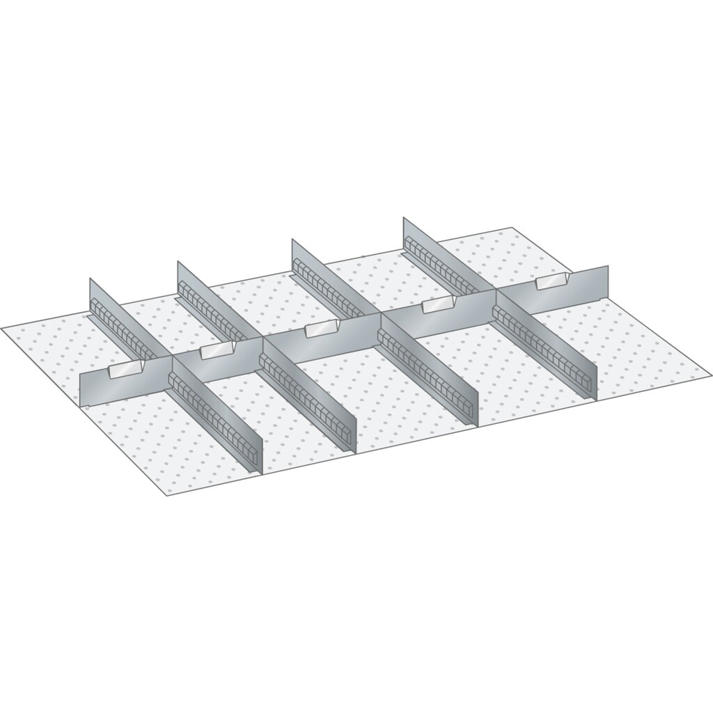 Immagine del prodotto: LISTA set di diaframmi e divisori 54x36E, (LxP) 918x612mm, 4 diaframmi, 5 divisori, per altezza frontale 75mm