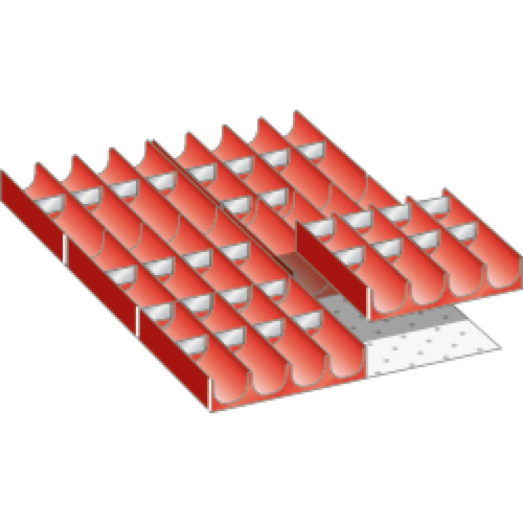 LISTA set vasche 18x27E, (LxPxH front.) 306x459x50mm, 36 pezzi Immagine del prodotto: LISTA set vasche 18x27E, (LxPxH front.) 306x459x50mm, 36 pezzi