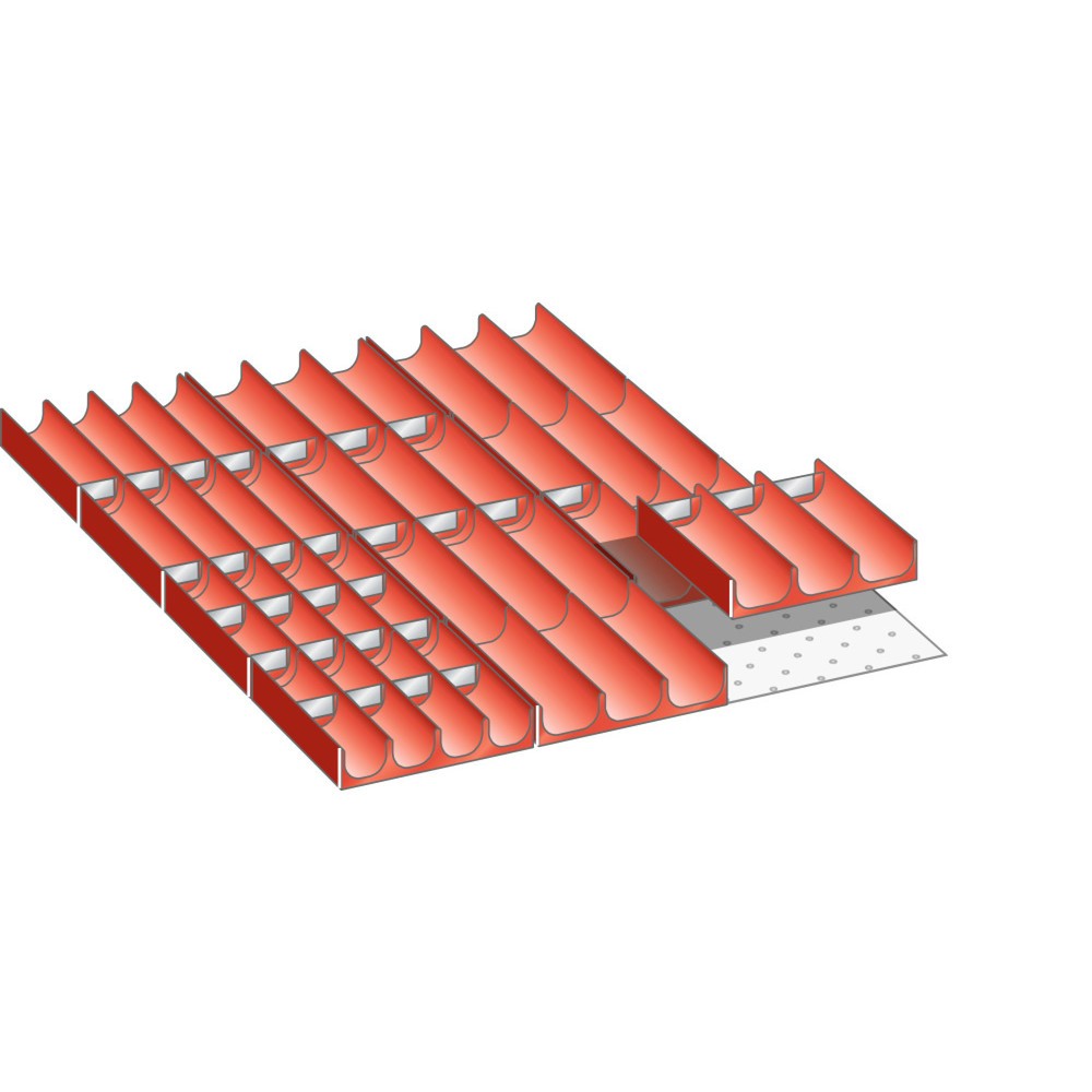 Immagine del prodotto: LISTA set vasche 27x36E, (LxPxH front.) 459x612x50mm, 42 pezzi