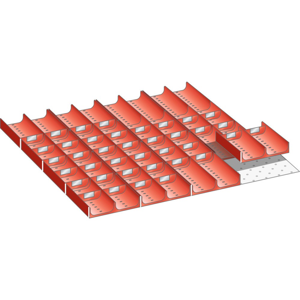 Immagine del prodotto: LISTA set vasche 36x36E, (LxPxH front.) 612x612x50mm, 56 pezzi
