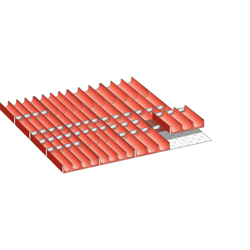Immagine del prodotto: LISTA set vasche 36x36E, (LxPxH front.) 612x612x50mm, 66 pezzi