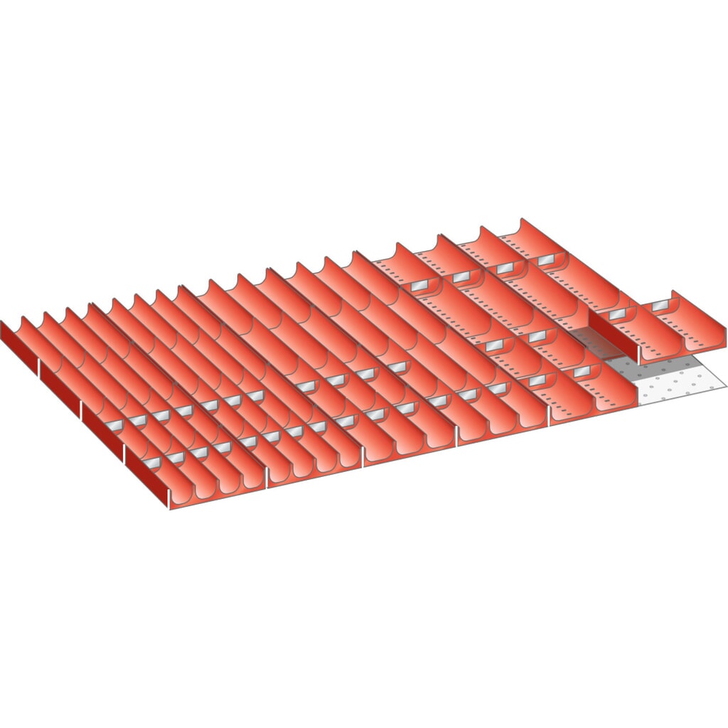 LISTA set vasche 54x36E, (LxPxH front.) 918x612x50mm, 64 pezzi Immagine del prodotto: LISTA set vasche 54x36E, (LxPxH front.) 918x612x50mm, 64 pezzi
