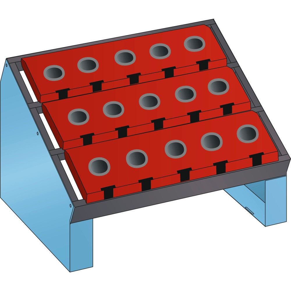 Immagine del prodotto: LISTA Supporto da tavolo per utensili di precisione 36x27E, (LxPxH) 588x413x345mm, ISO-SK 50, celeste